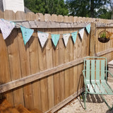 Sequin bunting- 6ft. 8 flags