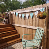 Sequin bunting- 6ft. 8 flags